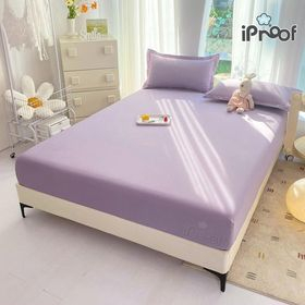 iProof ผ้าปูที่นอนกันน้ำ กันไรฝุ่น สีม่วงลาเวนเดอร์ (Lavender)