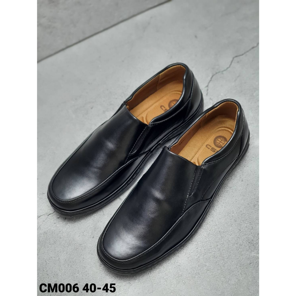 CM006รองเท้าลำลองผู้ชายหนังเงาไซส์40-45