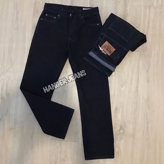 กางเกงยีนส์ ทรงกระบอกใหญ่ ด้ายเทา รุ่นROUE’Basic ผ้า14-15 oz เป้าซิป