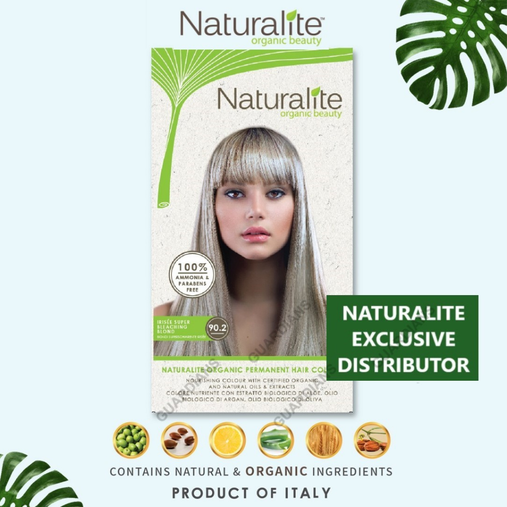 เนเชอรัลไลท์ สีย้อมผมออร์แกนิคแท้)-90.2 IRISEE SUPER BLEACHING BLOND **(NO PARABENS, NO RESORCINOL, NO AMMONIA, NO PPD)