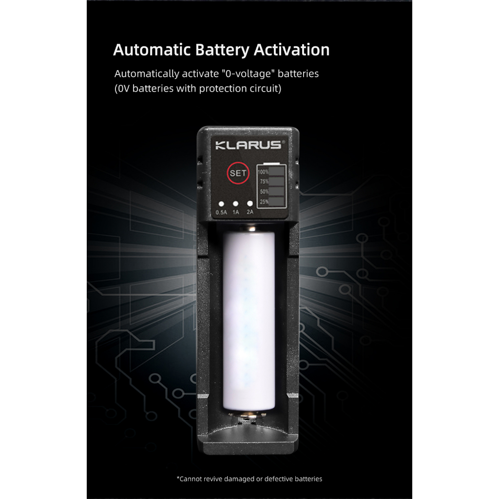 KLARUS K1 PRO เครื่องชาร์ทแบตอัฉริยะ แบบก้อนเดียว ชาร์จผ่าน USB-C - รูปที่ 6