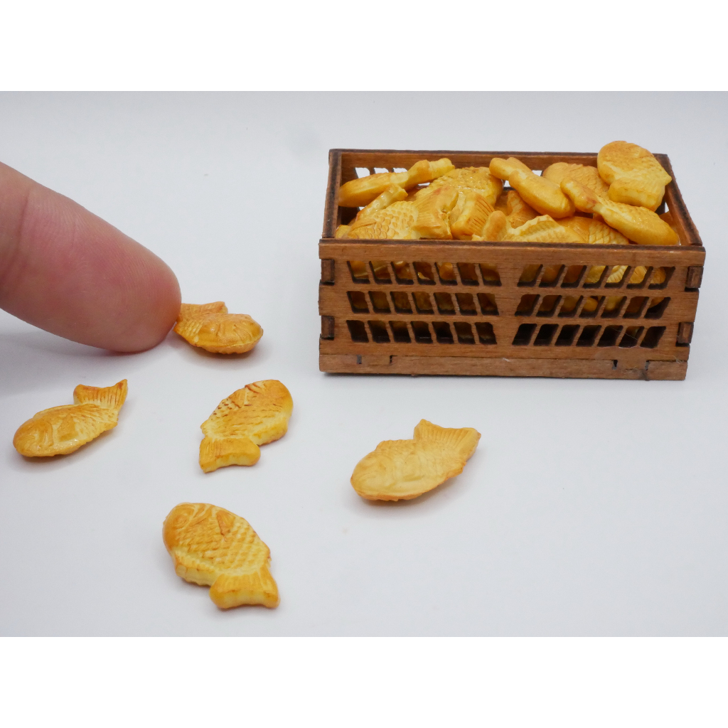 ขนมปังจิ๋ว รูปปลา Taiyaki (ราคา/ชิ้น) ปลาไท ไทยากิ ขนมปังดินปั้นจิ๋ว ขนมปังจิ๋ว ขนมปังรูปปลา ของจิ๋ว ของตกแต่ง