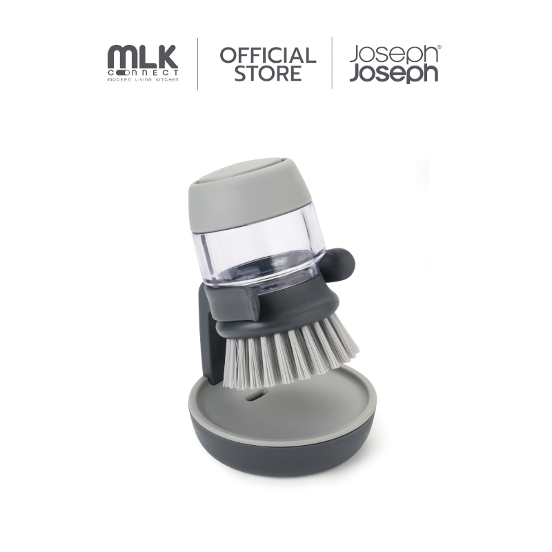 Joseph Joseph แปรงล้างจานพร้อมที่ใส่น้ำยาล้างจานในตัว รุ่น Palm Scrub สี Grey N85005