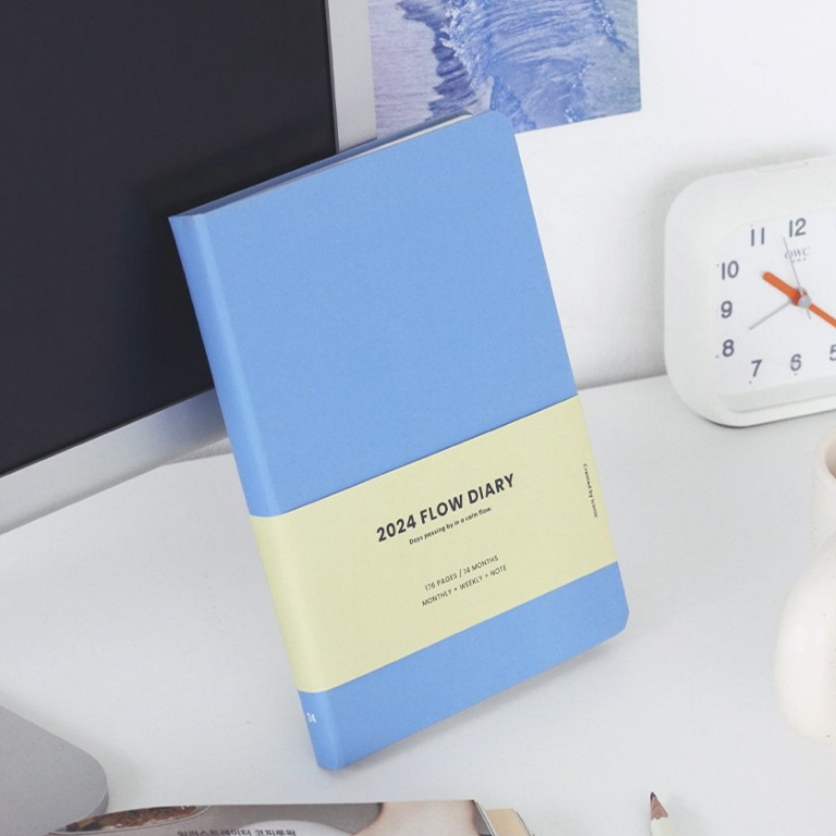 2024 Flow Diary ไดอารี่ แพลนเนอร์รายสัปดาห์