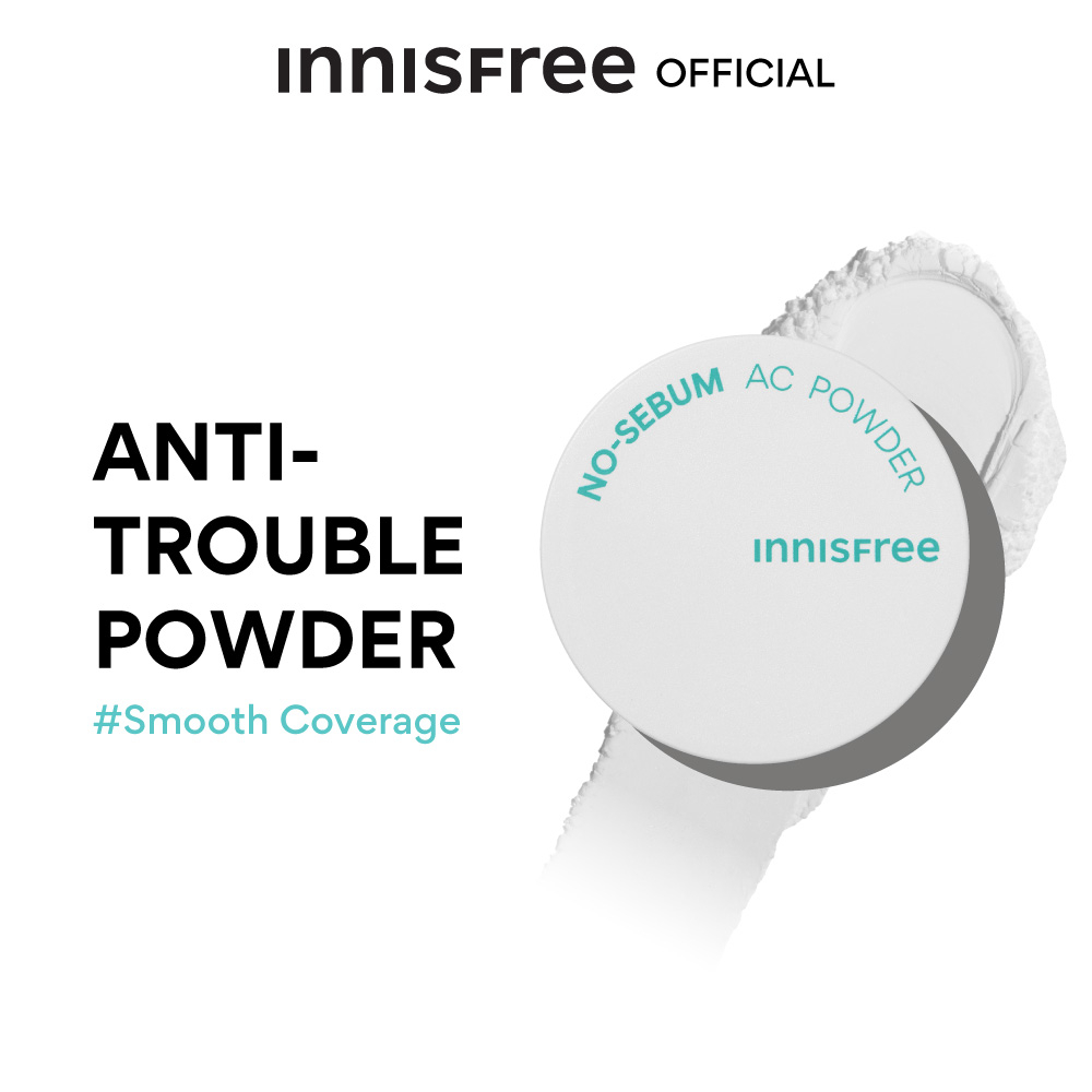 innisfree No sebum AC powder 5g. อินนิสฟรี โนซีบัม เอซี พาวเดอร์ 5 กรัม
