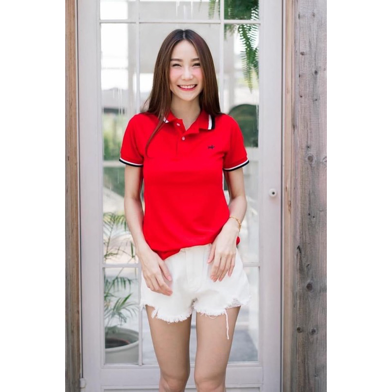 เสื้อโปโล bulltus ผู้หญิง S M L รอบอก 36-40 นิ้ว
