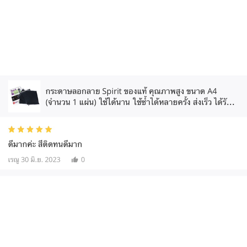 💥กระดาษลอกลาย Spirit ของแท้ คุณภาพดี💥 ขนาด A4 (จำนวน 1 แผ่น) ใช้ได้นาน ใช้ซ้ำได้หลายครั้ง ส่งเร็ว ได้รับของ 1-2 วัน - รูปที่ 2