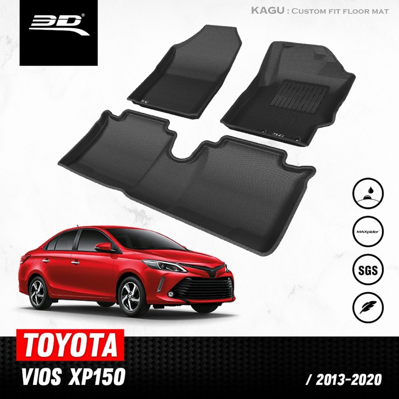 TOYOYA VIOS 2013-2020 พรมปูพื้นรถยนต์