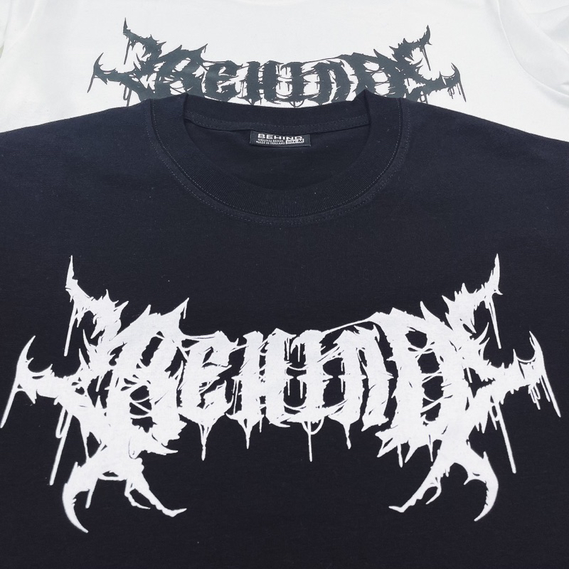 เสื้อยืด BEHIND แขนสั้น Oversize " BHX08 "