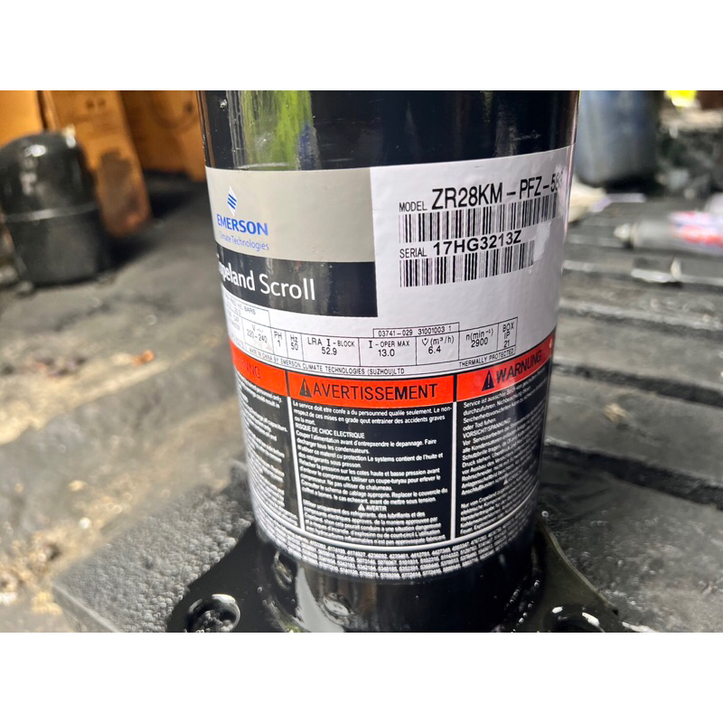 คอมเพรสเซอร์แอร์ ZR28 25000btu