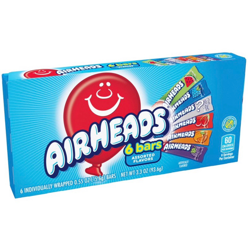 🍋🍑🍓🍇 Airheads🍋🍑🍓🍇      📍เยลลี่นำเข้าจากเมกา🇺🇸🇺🇸🇺🇸