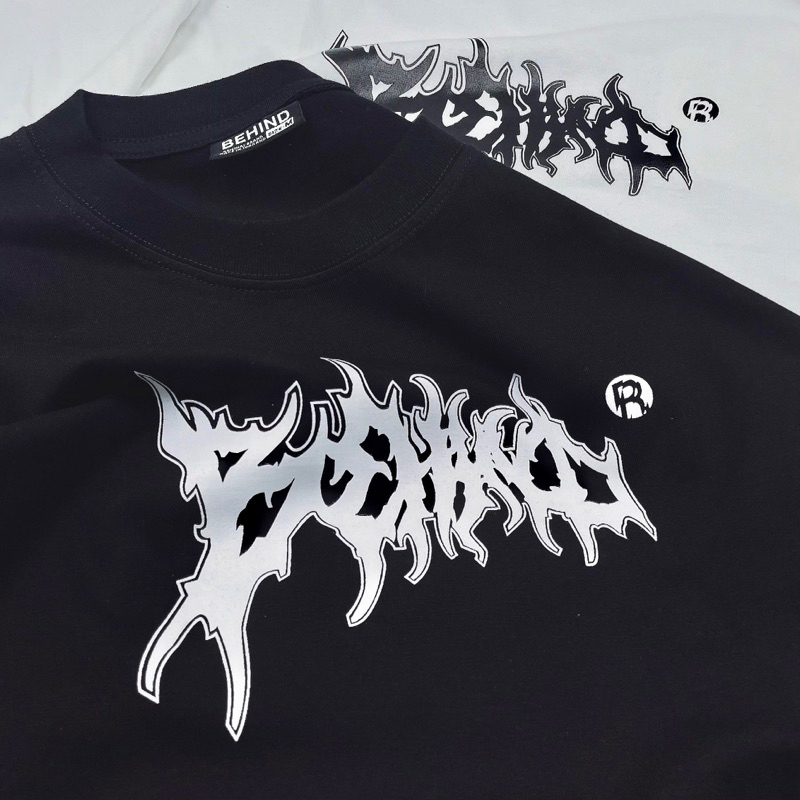 เสื้อยืด BEHIND แขนสั้น Oversize " BHX03 "