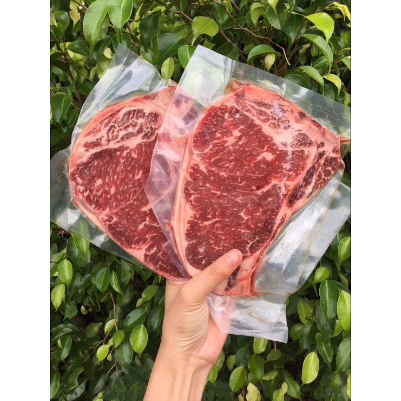 Rib Set สันกลางติดกระดูกตัดสเต๊กชิ้นละ 300 g.