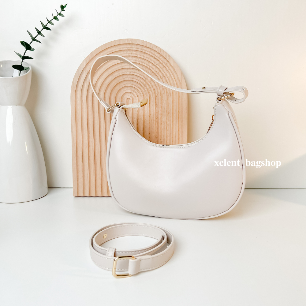 Glammhouse - Neoma bag ทรง shoulder bag เรียบหรูดูดีมากๆ ได้สาย 2 สาย เข้าได้กับทุกชุด