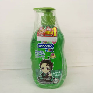 (ซื้อ1 แถม 1) KODOMO KIDS HEAD TO TOE WASH (400 มล.) โคโดโม คิดส์ สบู่เหลวอาบและสระ มี 4 สูตร