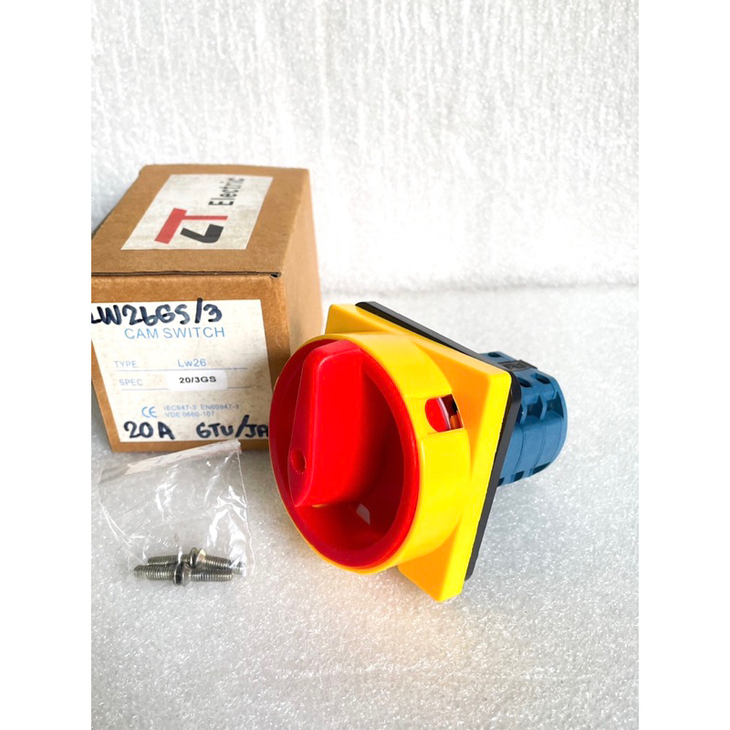 (1ตัว) CAM SWITCH LW26-20/3GS LW26-32/3GS LW26-63/3GS LW26 20A 32A 63A 3ชั้น ON-OFF ซีเร็คเตอร์ สวิท