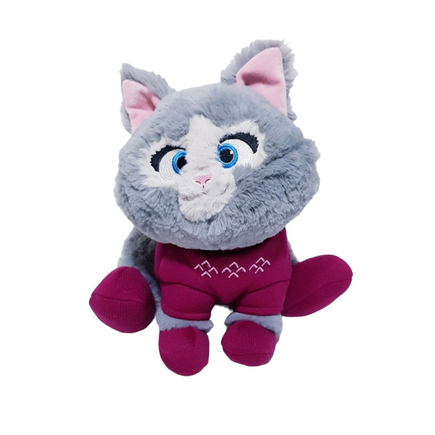 ❤️Disney Store Olaf's Frozen Adventure 9” Gray Kitty Cat Kitten Plush w/ Sweater ไม่มี tag❤️ สินค้ามือสองลิขสิทธิ์แท้❤️