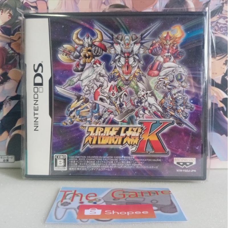 (NDS)​ ตลับ​เกมส์​เเท้​ NDS​ Super Robot Taisen K​ (งานครบ)​