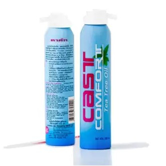 ^Cast สเปรย์เฝือก สเปรย์เท้า cast comfort คันเฝือก ลดอาการอับชื้น 200ml
