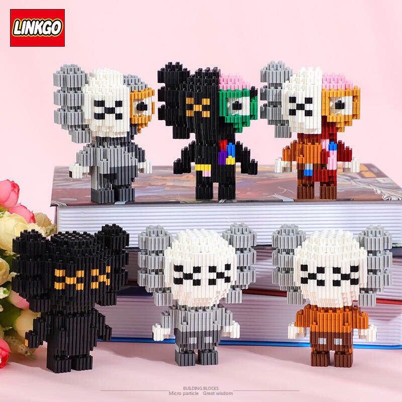 ตัวต่อนาโนเฟืองLinkgo KAWS มี6แบบ พร้อมส่งครับ