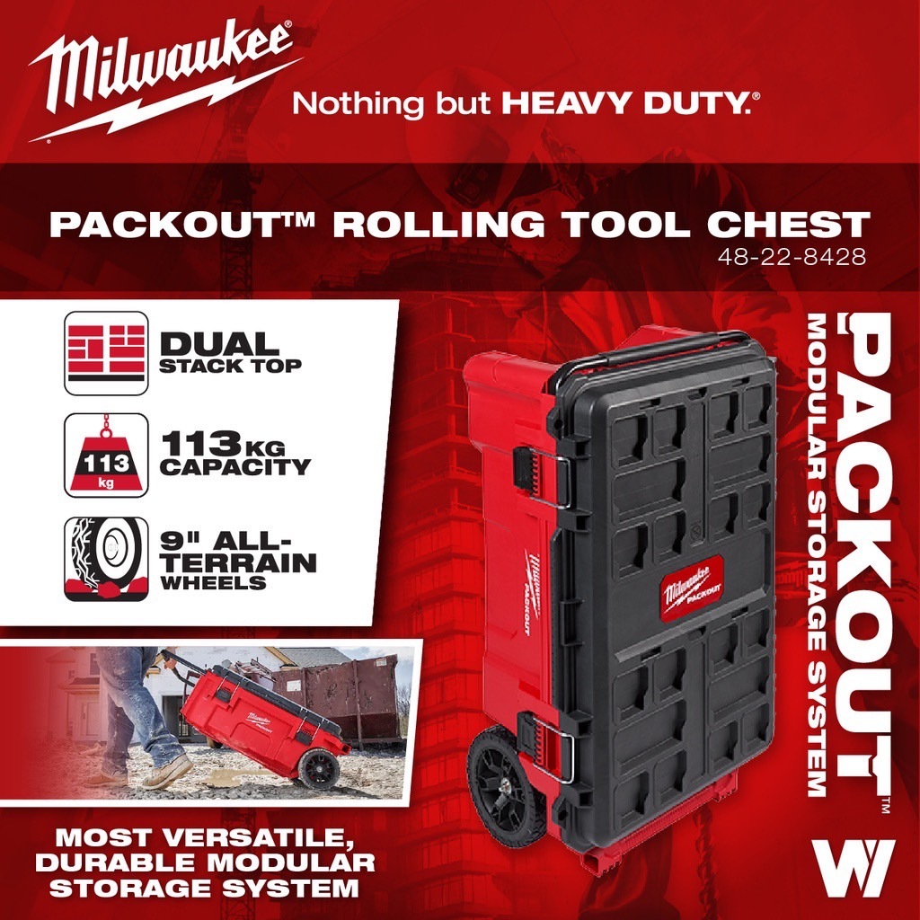 Milwaukee PACKOUT™ Rolling Tool Chest 48-22-8428