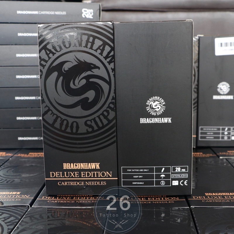 เข็มสัก Dragonhawk Tattoo Cartridges /RL RM RS M1 tattoo/ needle