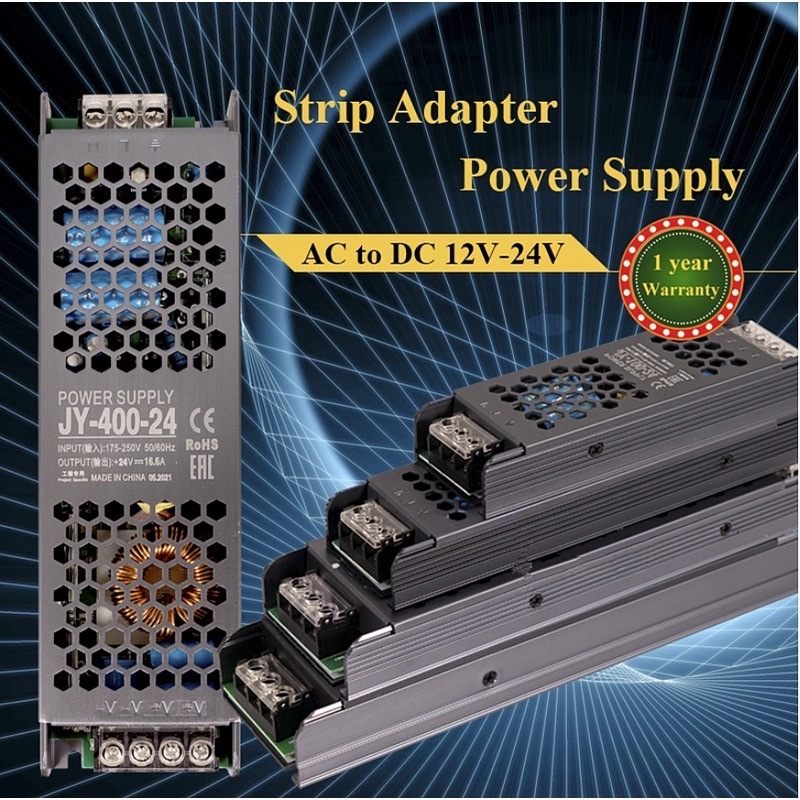 NEW หม้อแปลง Adapter LED Power Supply 12V 30A 360W สวิตช์ไฟ 12V สวิทชิ่ง หม้อแปลงไฟฟ้า 33A สวิชชิ่ง