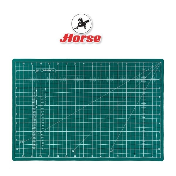HORSE ตราม้า แผ่นยางรองตัด A2/A3/A4 CUTTING MAT