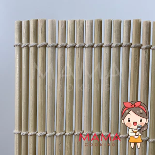 Mama Cooking - เสื่อม้วนซูชิ ที่ม้วนซูชิ สำหรับ ทำซูชิ ห่อซูชิ ผลิตจากไม้ไผ่ธรรมชาติ