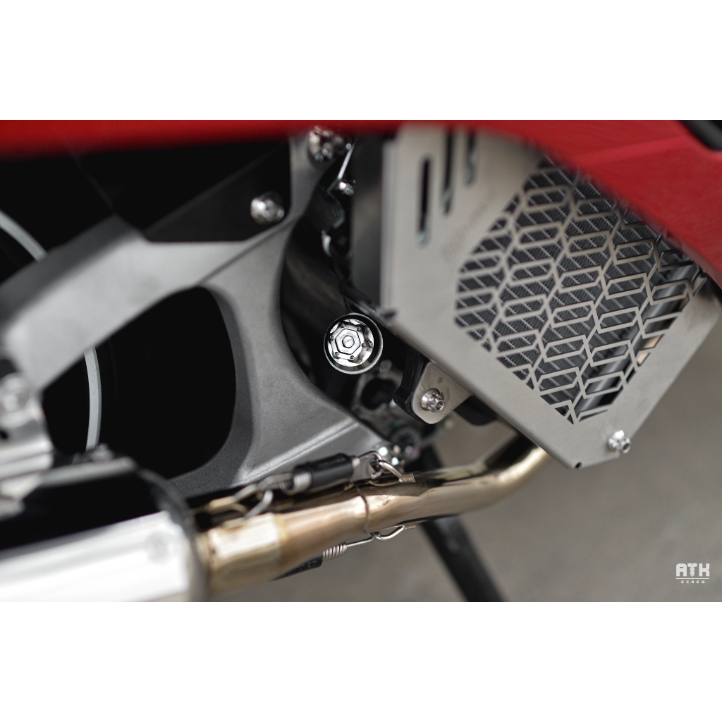 อุดน้ำมันเครื่อง-น็อตน้ำมันเครื่อง-Honda-Giorno-125-สีเลส