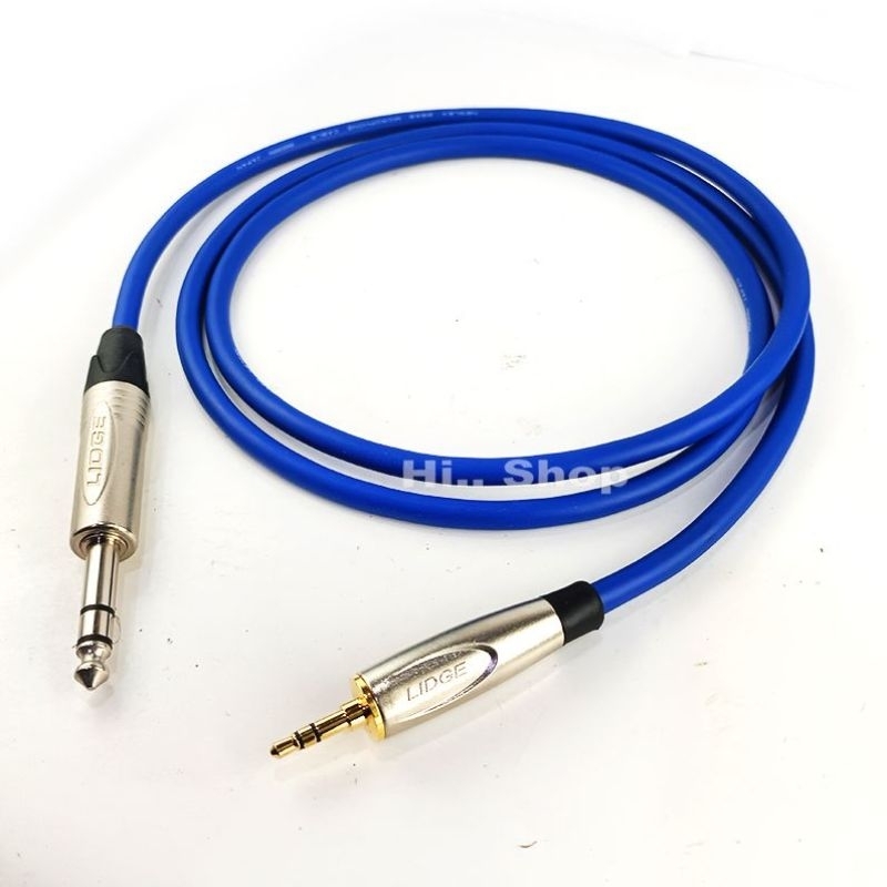 MOGAMI 2549 สายบาลานซ์(สเตอริโอ) TRS3.5 TO TRS6.35 แจ็ค LIDGE (แท้) - รูปที่ 2