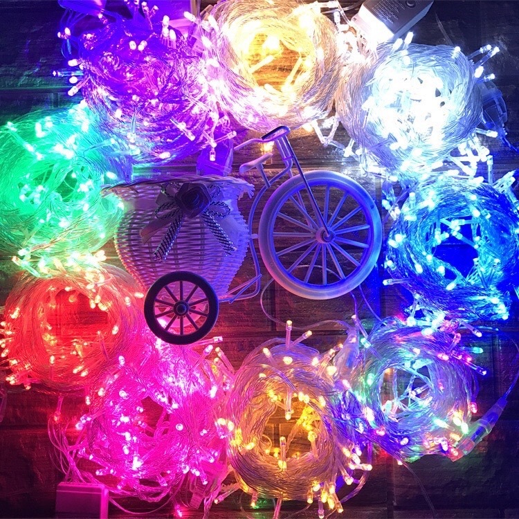 LED 100 ดวง ไฟ LED ไฟแต่งห้อง ไฟปีใหม่ ไฟกระพริบ ไฟตกแต่งห้อง ไฟประดับห้อง ไฟแต่งห้อง ถ้าต้องการจำนวนเยอะทักแชทได้