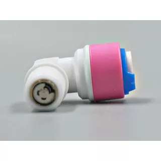 ข้องอ เกลียว 1 หุน เสียบสาย 2 หุน แบบมีเช็ควาล์ว (Check Valve) พลาสติก Food grade อะไหล่เครื่องกรองน้ำ ทั่วไป , RO