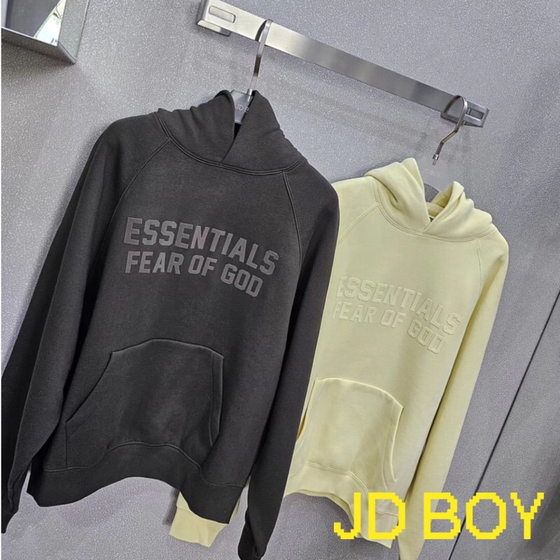 🔥สินค้าพร้อมส่ง🔥 JDBOY - FOG Essentials hoodie สี Canary ของแท้100%