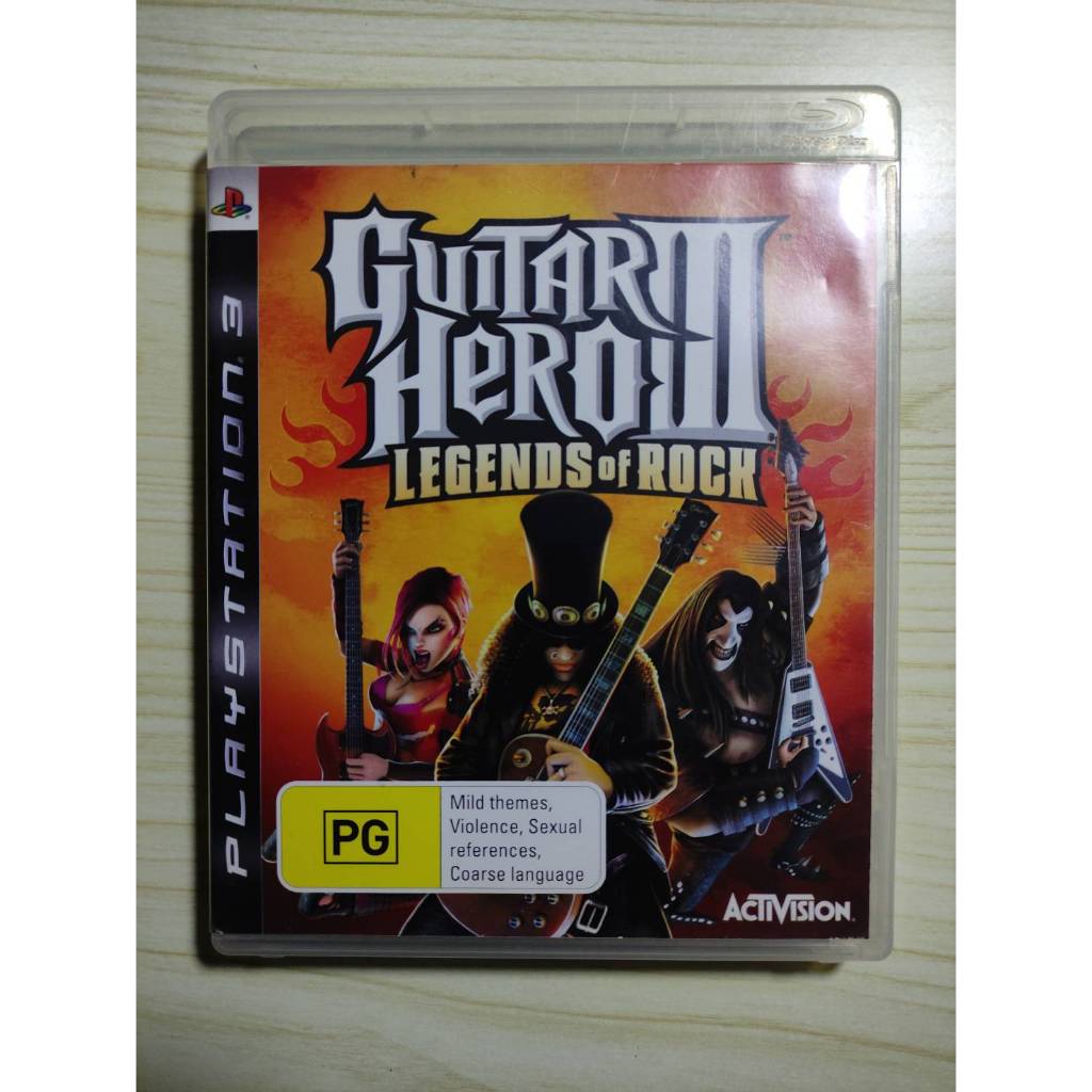 (มือ2) PS3​ -​ Guitar​ Hero​ III​ : Legend​s​ of​ Rock​ (z4)​*(เล่นได้ทั้งจอยและกีตาร์)​