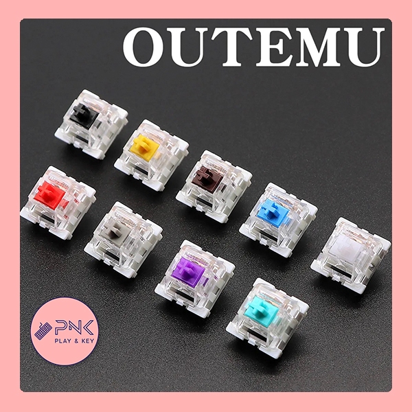 [แพค 10 ตัว ส่งไว] Outemu Switch มีครบทุกสี Red Blue Brown Golden Silver Silent Box สวิตซ์ โอเตมุ สวิทซ์ Keyboard