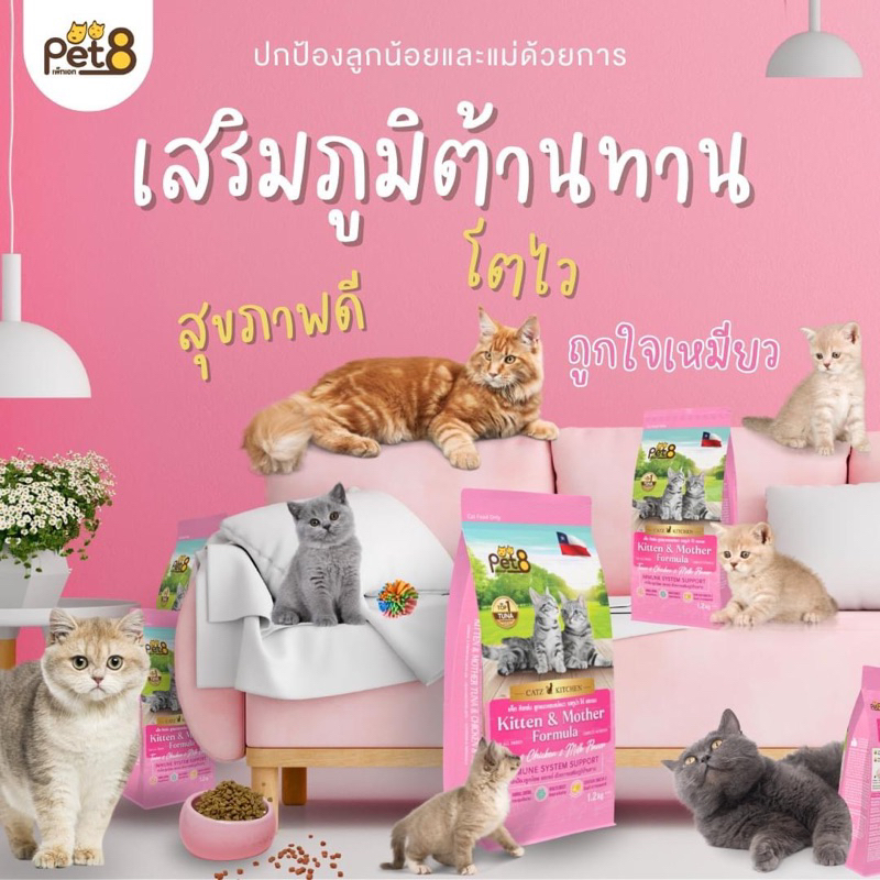 ดูแลลูกแมวและแม่แมว ด้วยอาหารแมวสูตร 𝐊𝐢𝐭𝐭𝐞𝐧 & 𝐌𝐨𝐭𝐡𝐞𝐫 𝐅𝐨𝐫𝐦𝐮𝐥𝐚 🐱💕ขนาด400กรัมและ 1.2กก