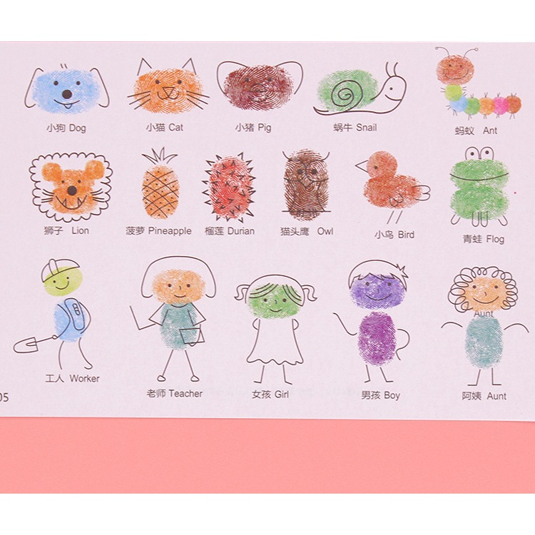 Ink pad หมึกปั๊ม 12 สี 24 สี สามารถใช้ได้กับผ้า กระดาษ ไม้ หนัง งาน DIY ตกแต่ง งานศิลปะ กันน้ำ ราคา ถูกที่สุด ดีลบีเคเค แกลเลอรีภาพที่ 5