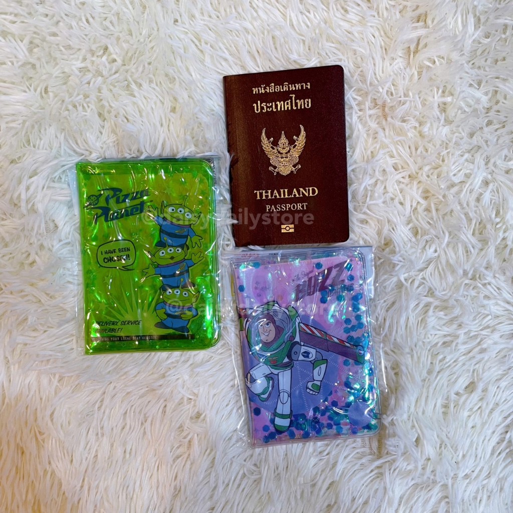 Passport Case ปกพาสปอร์ต ลายการ์ตูน ซองใส่พาสปอร์ต ซองหนังสือเดินทาง กันน้ำได้ เคสพาสปอร์ต