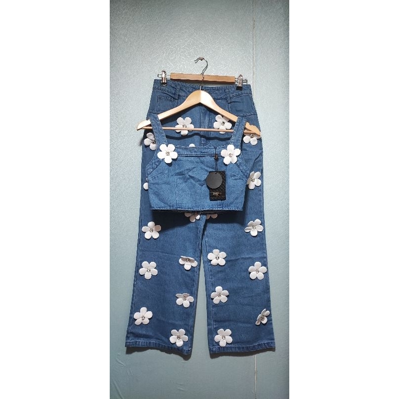 ชุดเซ็ท ยีนส์ 3D ป้าย Jariya มือ1 ไซส์ M