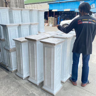 สแตนไม้ ฐานสำหรับวางแจกัน,กระถาง ฐานไม้สี่เหลี่ยมใช้วางตกแต่งเพิ่มความสูง