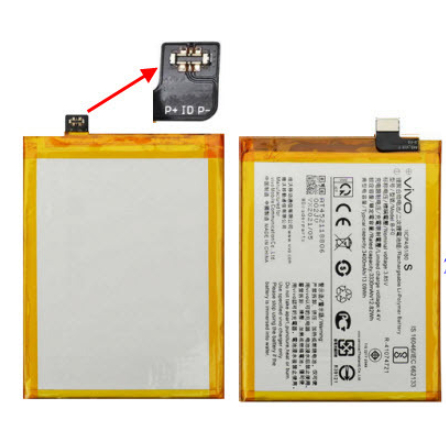 แบตเตอรี่ Vivo V11,V11 Pro,X21s,1804,1806,1814 (B-F0) Or. 5.9x7.6 cm. 3400 mAh.