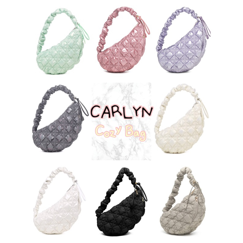 (สินค้าพร้อมส่ง!!) Carlyn Bag Cozy M กระเป๋าเกาหลีแท้ 100% (ส่งแมสได้คะ🛵)