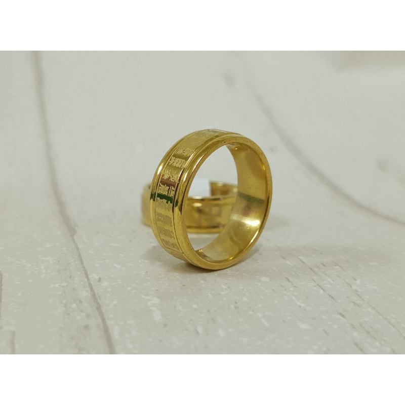 แหวนหทัยสูตร แหวนธิเบต งานสแตนเลสแท้ เสริมมงคลเสริมโชคลาภ แหวนมงคล แหวนมูเตลู