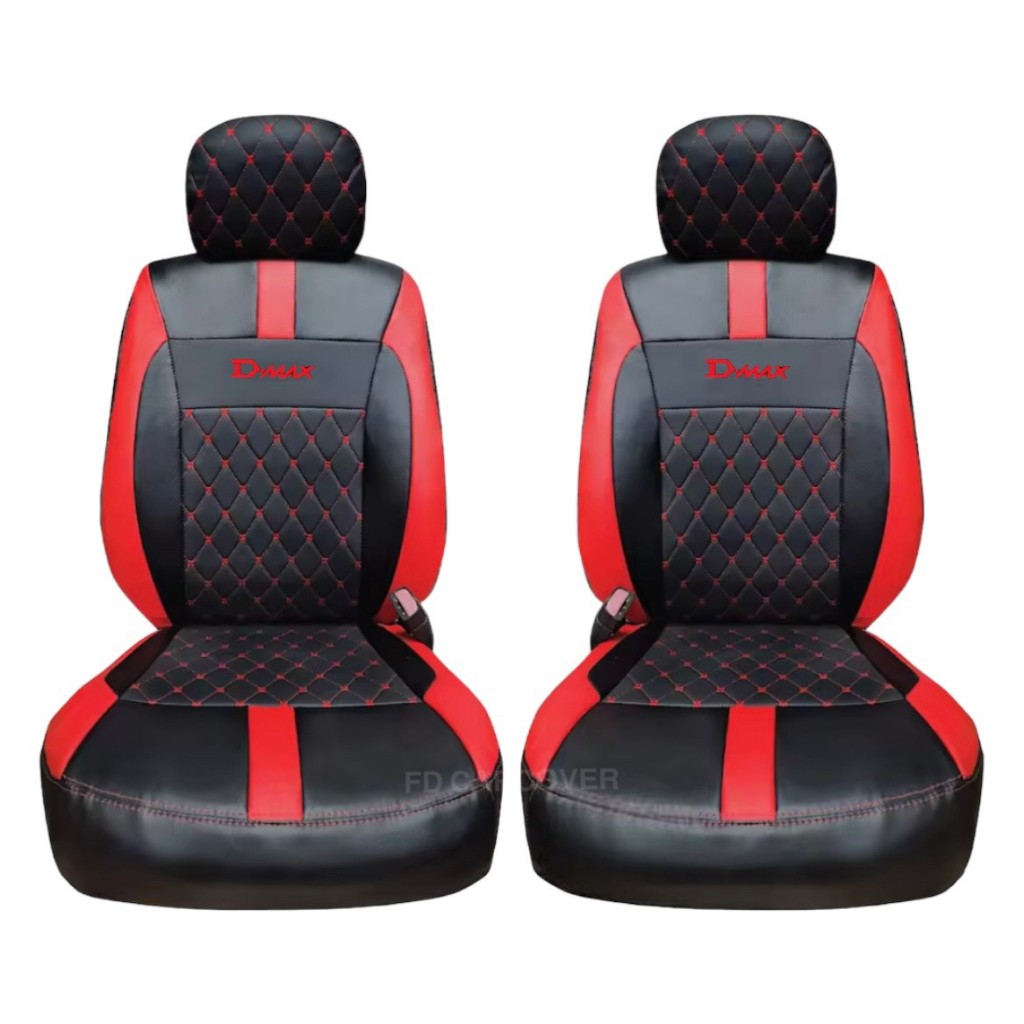 ส่งฟรี 1 คู่ หุ้มเบาะรถยนต์แบบสวมทับ ลาย VIP 5D D-MAX 2005-2011