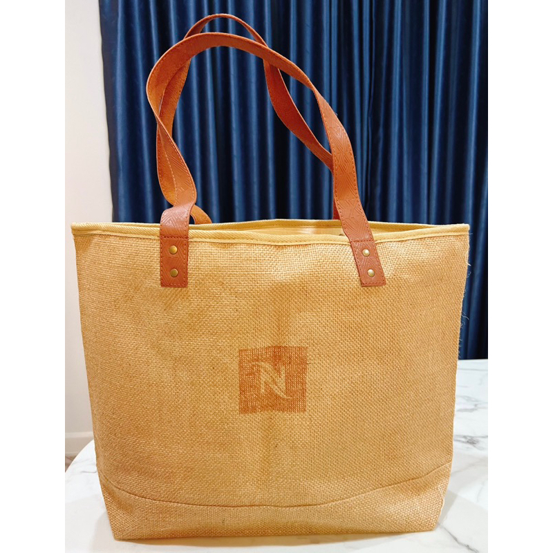 กระเป๋า Nespresso Congo Jute Tote Bag ของแท้ Limited Edition ปี2023
