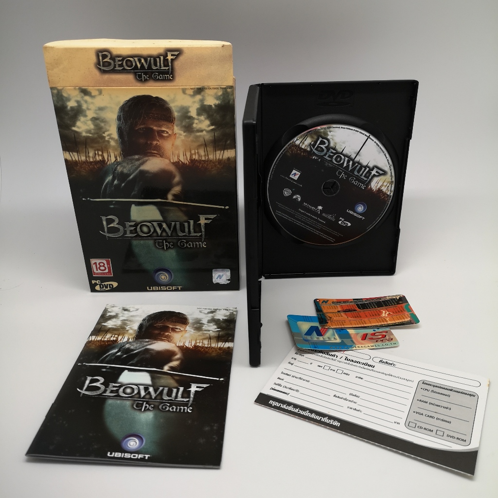 แผ่น DVDเกมส์ Pc ของแท้ Beowulf The Game