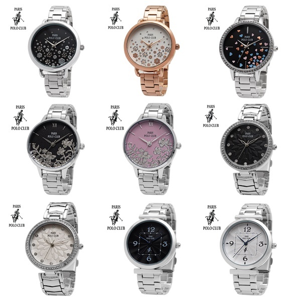 POLO WOMEN หน้าปัด 31-34 มม l Paris Polo Club l PPC-230603,PPC-220610,PPC-220525,PPC-220616