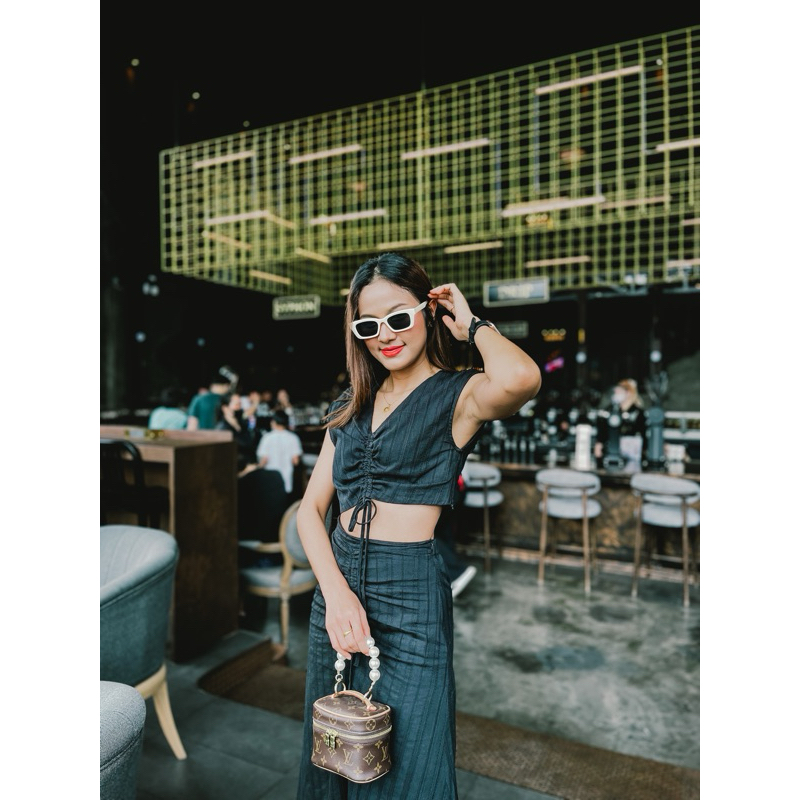 มือสอง-ชุดเชท ป้าย TSshop freesize XS-S