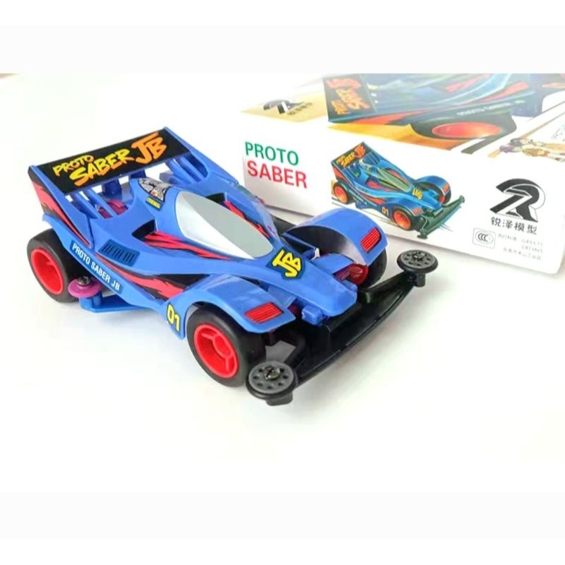 Proto-seber jb รถทามิย่า Mini 4WD Let'go รถตรงปก
